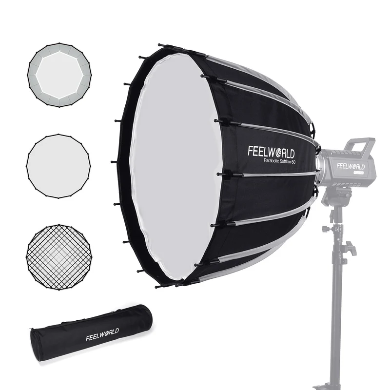 FEELWORLD FSP60 V2 60 cm 23.6 Zoll tragbare Parabol-Softbox