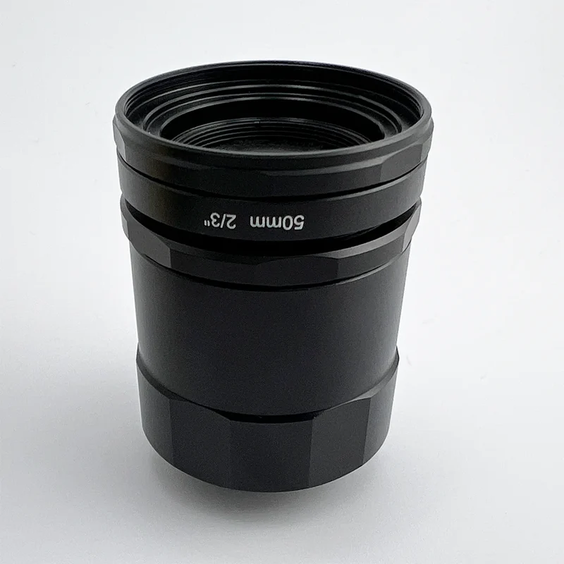50-mm-C-Mount-Objektiv, 2/3", 5 MP